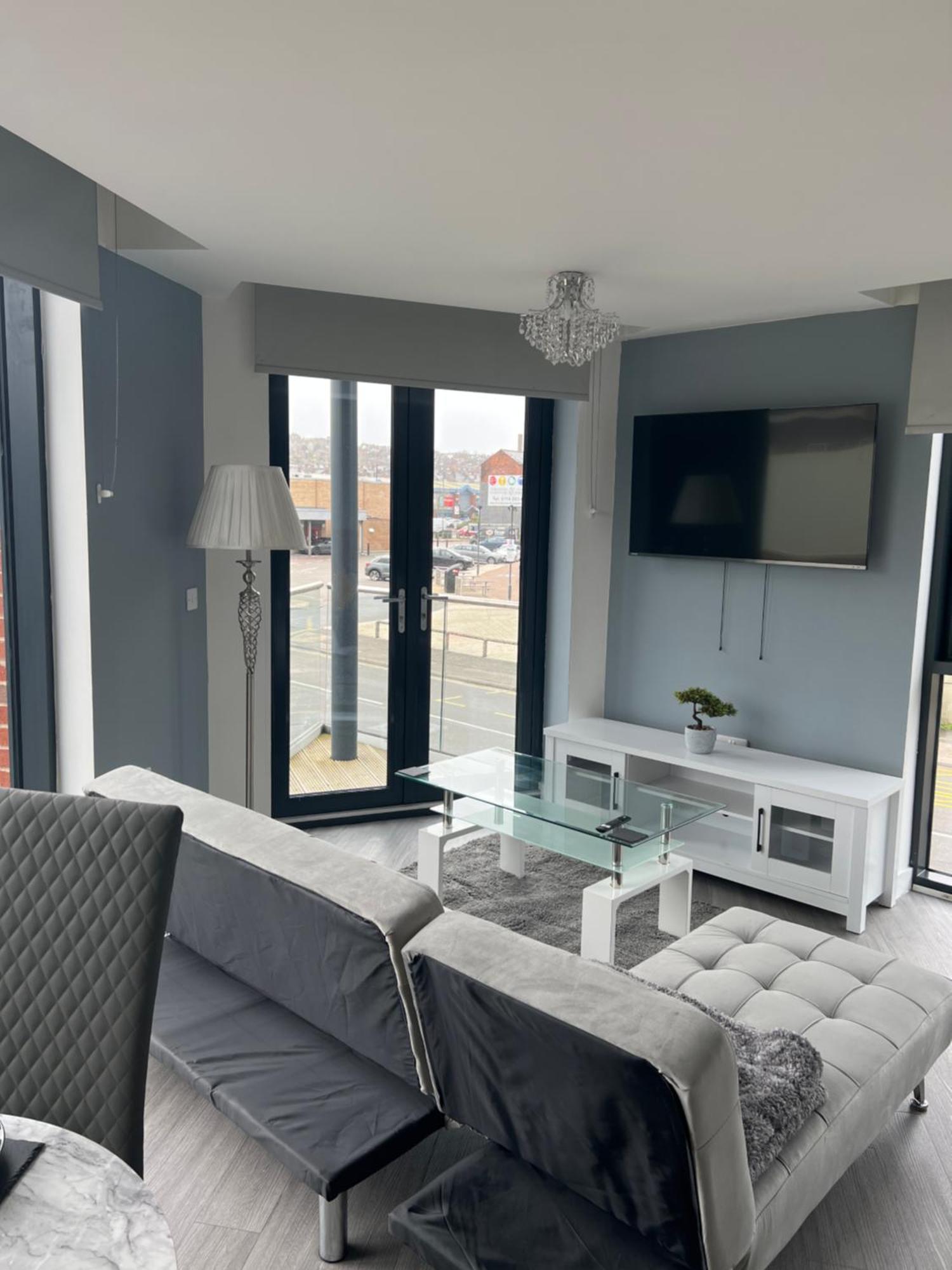Excellent Studio Balcony Apartment In شيفيلد المظهر الخارجي الصورة