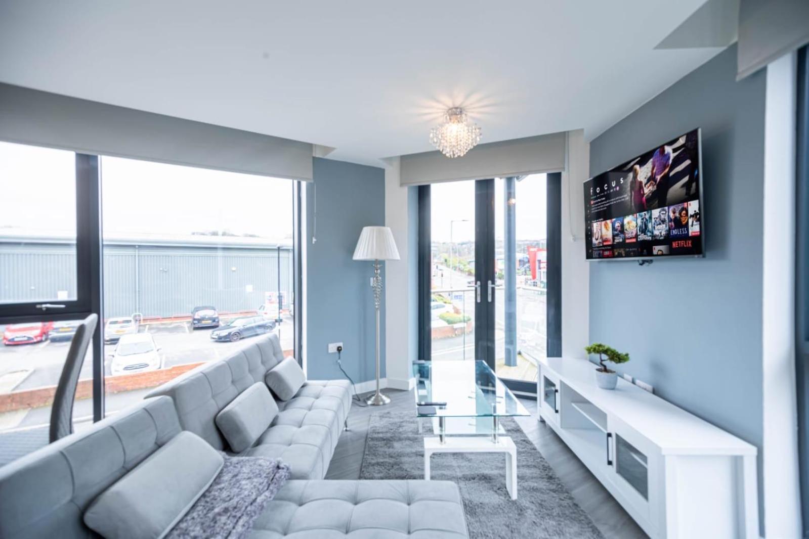 Excellent Studio Balcony Apartment In شيفيلد المظهر الخارجي الصورة